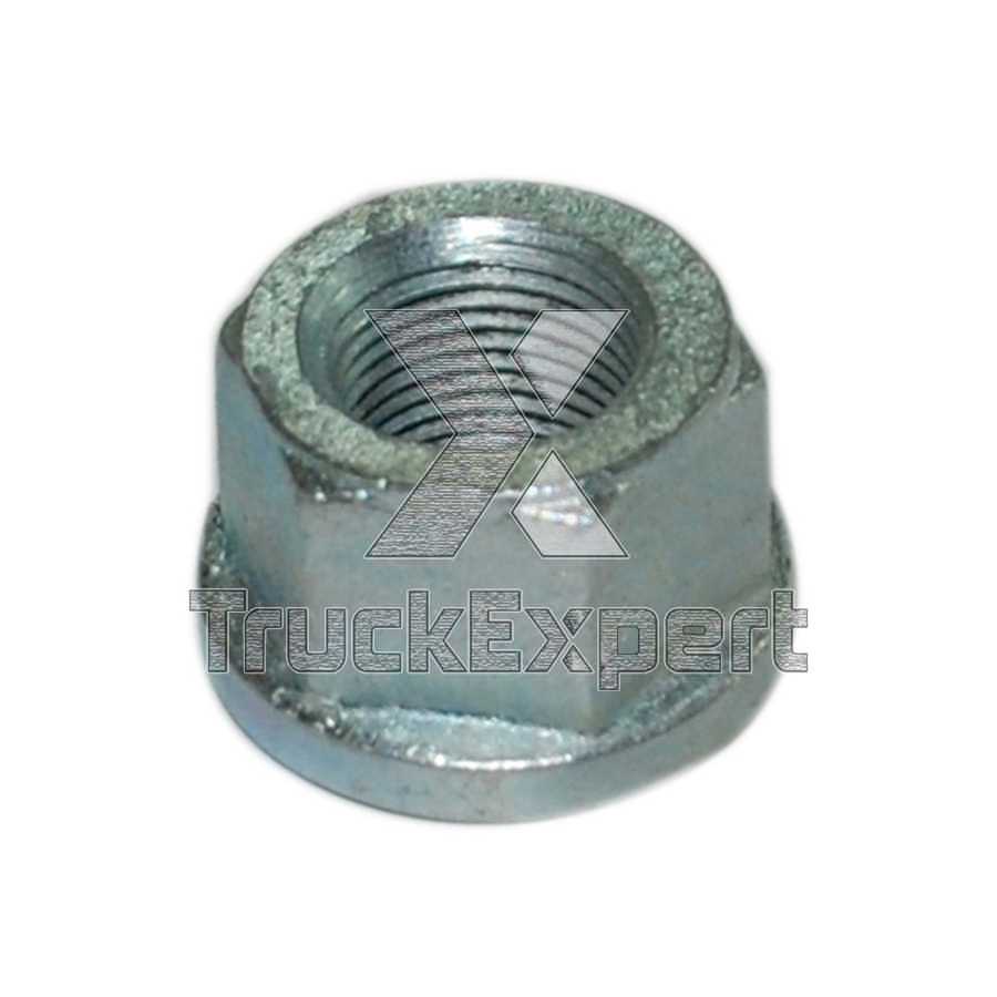 M18 x 1,5 mm FLANŞLI SOMUN 10 KALİTE BEYAZ GALV.Lİ